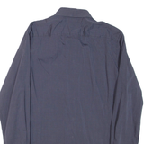 PIERRE CARDIN Mens Plain Shirt Grey Long Sleeve L