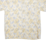 BLUE COLLAR COLLECTION Mens Shirt Yellow Paisley XL