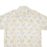 BLUE COLLAR COLLECTION Mens Shirt Yellow Paisley XL