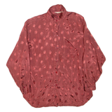 LAST SCENE Womens Shirt Red Long Sleeve S