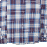 TOMMY HILFIGER Fit Mens Shirt Blue Check Long Sleeve XL