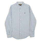 TIMBERLAND Mens Shirt Blue Striped Long Sleeve S