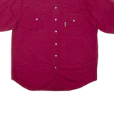 UNDERGROUND Womens Plain Shirt Red M