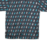SUTERA ALAM Mens Shirt Black Geometric M