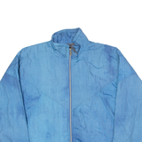 JEAN LEDUC Mens Track Jacket Blue Nylon 90s Diamond XL