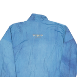 JEAN LEDUC Mens Track Jacket Blue Nylon 90s Diamond XL