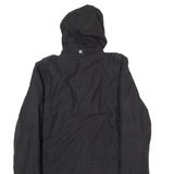 CARHARTT Hickman Mens Parka Coat Black Hooded S