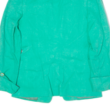 UMBERTO GINOCCHIETTI Womens Blazer Jacket Green Wool UK 10