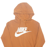NIKE Cropped Womens Brown Hoodie S