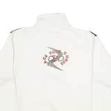 ONE BY ONE Skill Skiing Mens Sweatshirt White 1/4 Zip M