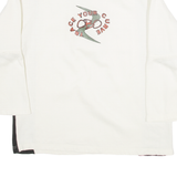 ONE BY ONE Skill Skiing Mens Sweatshirt White 1/4 Zip M