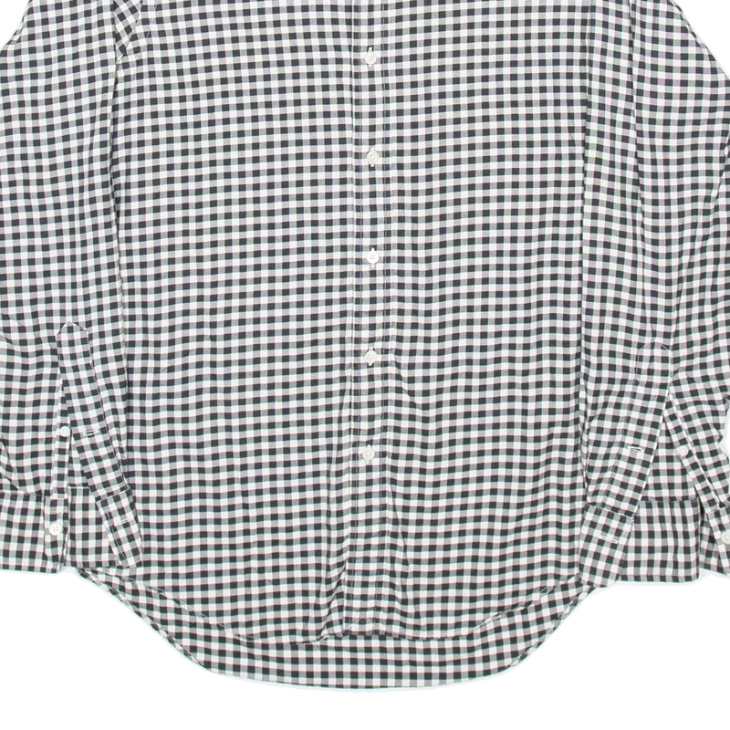 POLO RALPH LAUREN Mens Shirt Black Check Long Sleeve S