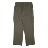DICKIES Cargo Mens Trousers Green Regular Straight W34 L32