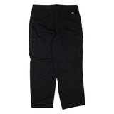 DICKIES Cargo Mens Trousers Black Regular Straight W38 L30