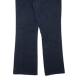 DICKIES Womens Trousers Blue Regular Flared W36 L33