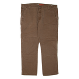 DICKIES Flex Mens Trousers Brown Regular Straight W42 L32