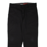 DICKIES Flex Mens Trousers Black Regular Straight W36 L30
