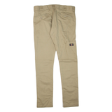 DICKIES Mens Trousers Beige Slim Straight W32 L32
