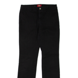 DICKIES Mens Trousers Black Regular Bootcut W26 L30