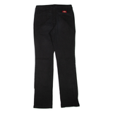 DICKIES Mens Trousers Black Regular Bootcut W26 L30
