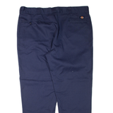 DICKIES Mens Trousers Blue Regular Tapered W42 L32