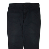 DICKIES Mens Trousers Black Regular Tapered W42 L32