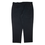 DICKIES Mens Trousers Black Regular Tapered W42 L32