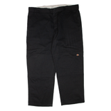 DICKIES Mens Trousers Black Regular Straight W42 L30