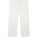 GUESS Womens Trousers White Regular Straight W24 L31