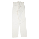 GUESS Womens Trousers White Regular Straight W24 L31