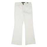 CALVIN KLEIN JEANS Womens Trousers White Regular Flared W29 L32