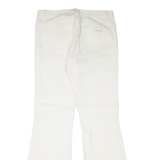 CALVIN KLEIN JEANS Womens Trousers White Regular Flared W29 L32