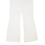 CALVIN KLEIN JEANS Womens Trousers White Regular Flared W29 L32
