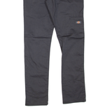 DICKIES Chino Mens Trousers Grey Slim Straight W32 L30