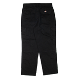 DICKIES Cargo Womens Trousers Black Regular Straight W30 L27