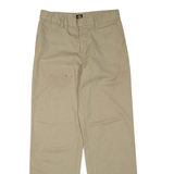 DICKIES Womens Trousers Beige Regular Straight W28 L30