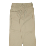 DICKIES Womens Trousers Beige Regular Straight W28 L30