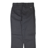 DICKIES Womens Trousers Grey Regular Straight W30 L32