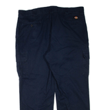 DICKIES Cargo Mens Trousers Blue Regular Straight W40 L30