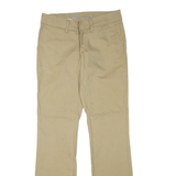 DICKIES Womens Trousers Beige Regular Bootcut W28 L31