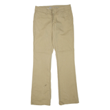DICKIES Womens Trousers Beige Regular Bootcut W28 L31