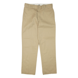 DICKIES Mens Trousers Beige Regular Straight W34 L32
