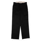 DICKIES Mens Trousers Black Regular Straight W30 L30