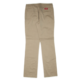 DICKIES Womens Trousers Beige Regular Bootcut W28 L32