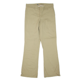 DICKIES Womens Trousers Beige Slim Bootcut W30 L31