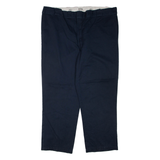 DICKIES Mens Trousers Blue Regular Tapered W44 L29