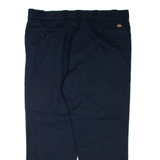 DICKIES Mens Trousers Blue Regular Tapered W44 L29