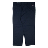 DICKIES Mens Trousers Blue Regular Tapered W44 L29