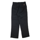 DICKIES Mens Trousers Black Regular Straight W29 L30