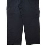 DICKIES Cargo Mens Trousers Blue Regular Straight W36 L30